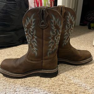 Brazos steel toe cowgirl boots